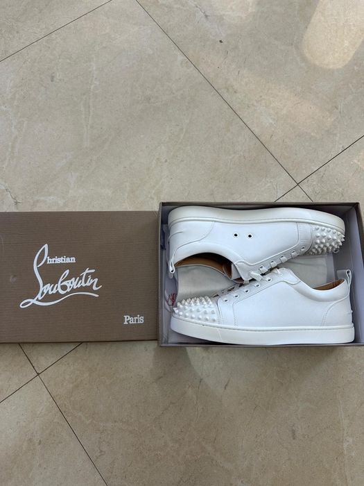 Loubutin low albi calitate premium