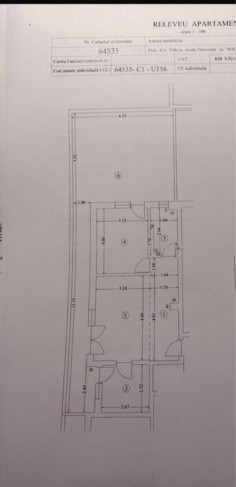 Vand apartament 3 caere
