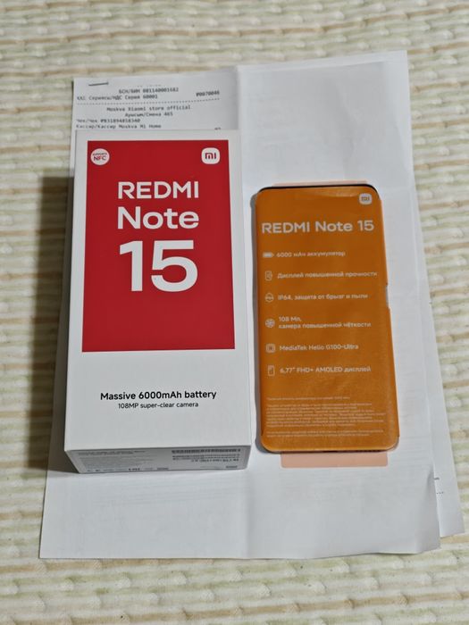 Redmi Note 15 256 gb Ram 8 EAC