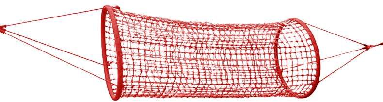 Висящ въжен тунел AC3052 2.40 х 0.89 м. и аксесоари за детски площадки