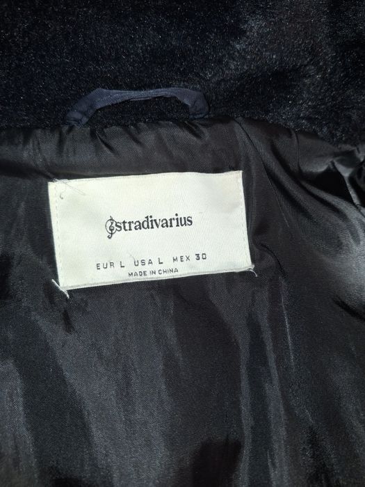 Зимна дамска шуба с подплатена качулка