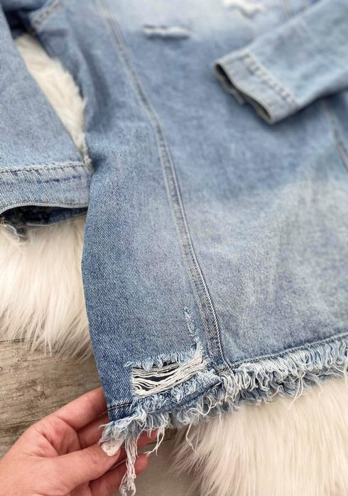 Дамско дънково яке