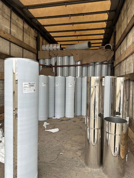 Horn Coș de Fum Inox izolat