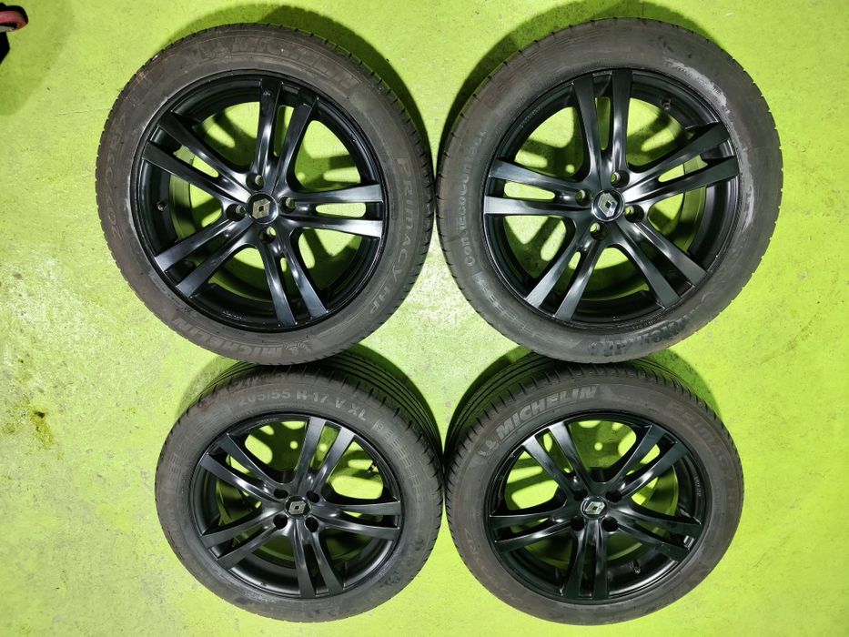 17 4x100 Renault лети джанти 4х100  черни