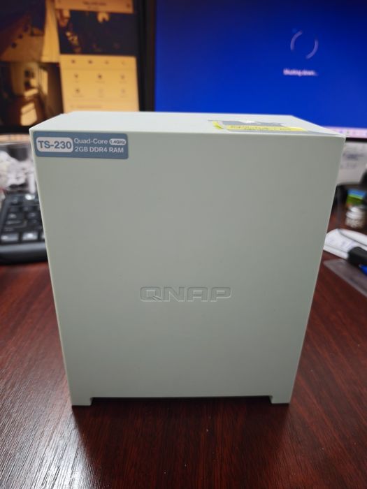 NAS QNAP TS230 + 2 x HDD  Seagate IRONWOLF(nas edition) 1TB RAID 1