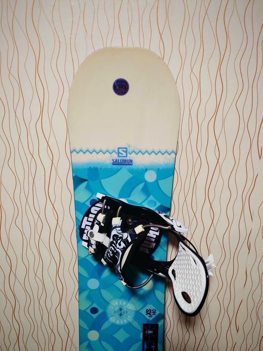 Placa snowboard Salomon  140 cm + legături rapide noi