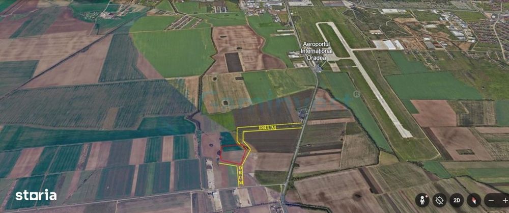 Teren 5800 mp de vanzare in Oradea, zona Aeroport Gaminvest V4559