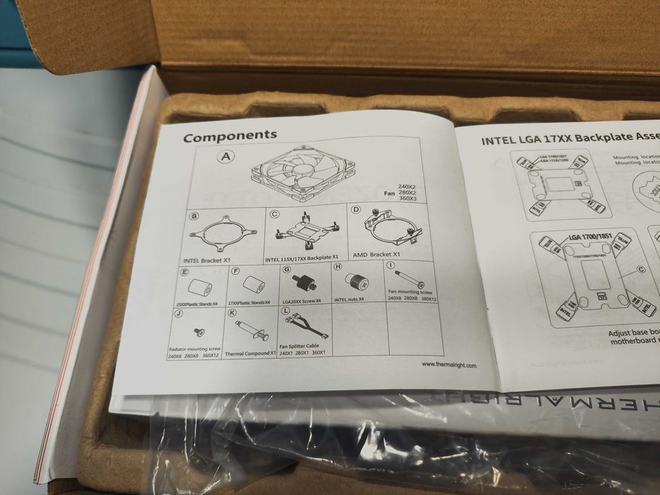 Thermalright Frozen Notte 360 White ARGB AIO охлаждане