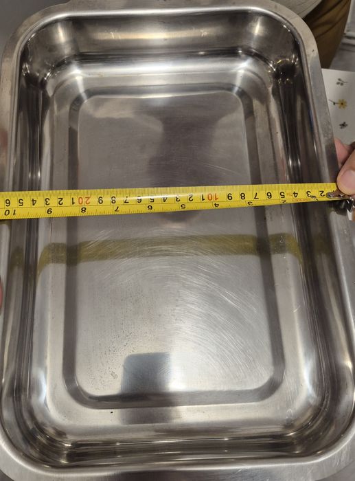 Vand tavă  gătit inox