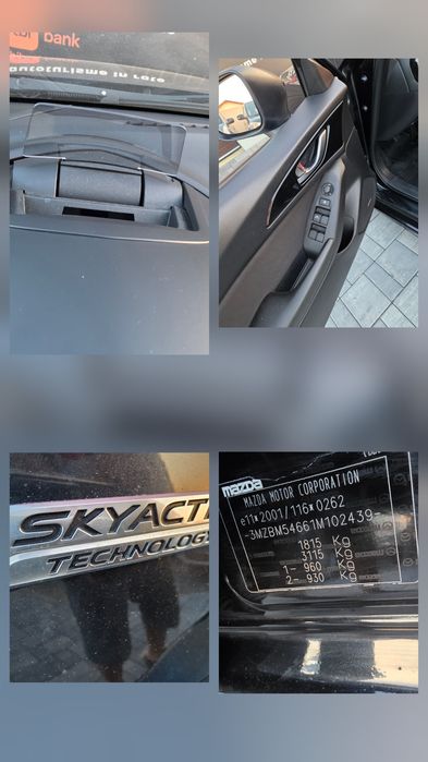 Mazda 3 an 2016 motor 2.0 benzina posibilitatea rate fără avans