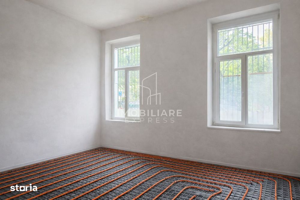 Apartament semifinisat avansat – 120 mp SEMICENTRAL.