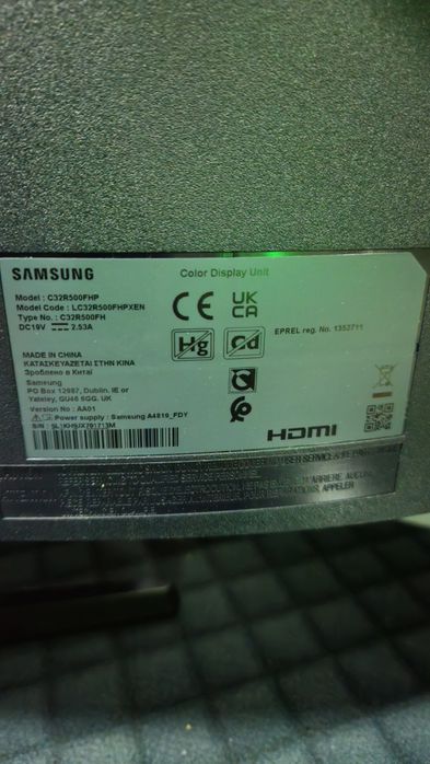 Monitor Samsung Curbat C32R500FHPXEN Impecabil.Ca nou.Preṭ fix!