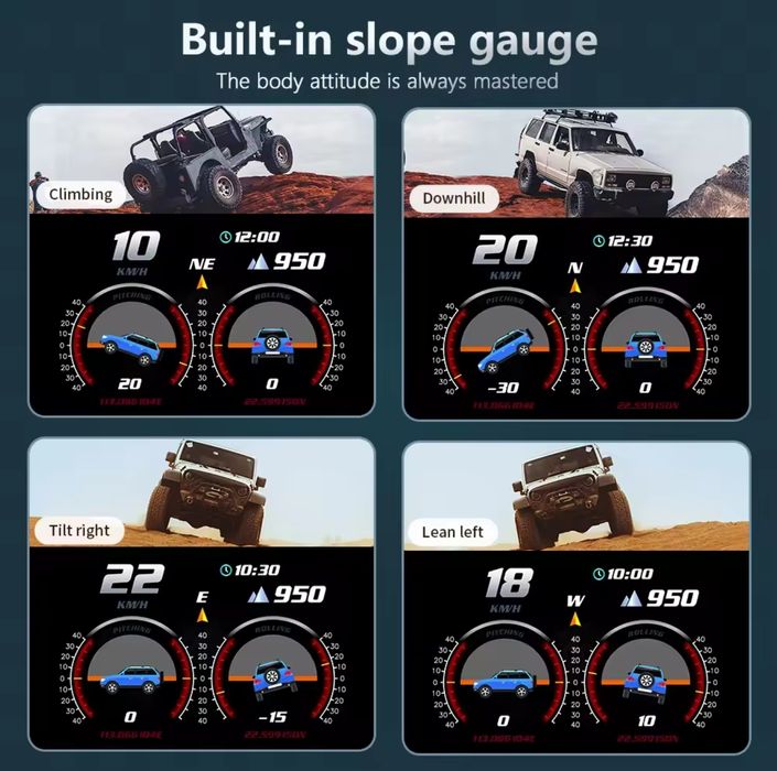 Дисплей за кола борд компютър OBD 2 HUD GPS