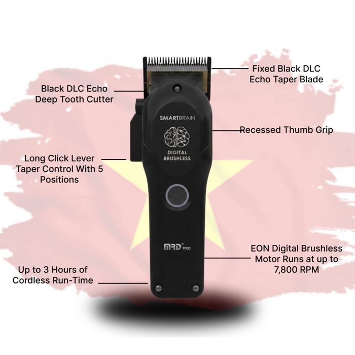 MRD Light – Черна машинка за подстригване