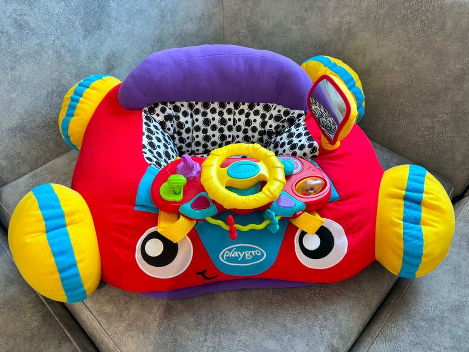 Playgro Игрален център със светлини и звуци ПЛЮШЕНА КОЛА