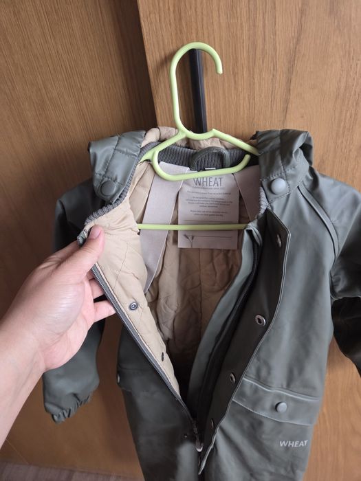 Непромокаемый комбинезон, дождевик, wheat 98 размер