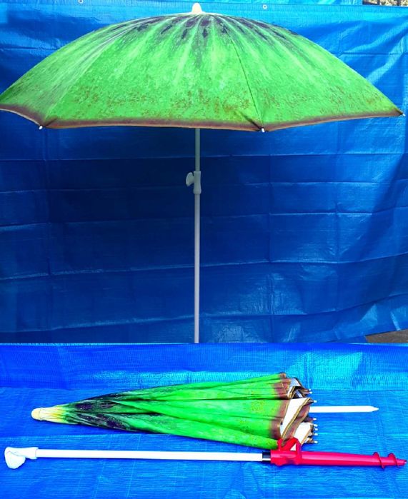 Umbrele pentru plaja, camping cu diametrul 1,6 m si protectie UV - 50