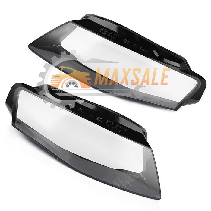 Капаци фарове Audi A4 B8 (08-11) фар ауди а4 б8 комплект стъкло крушка