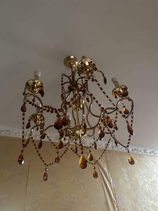 Люстра из чешского хрусталья