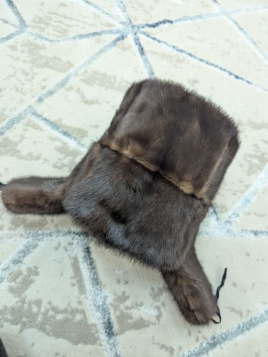 Продается мужская норковая ушанка