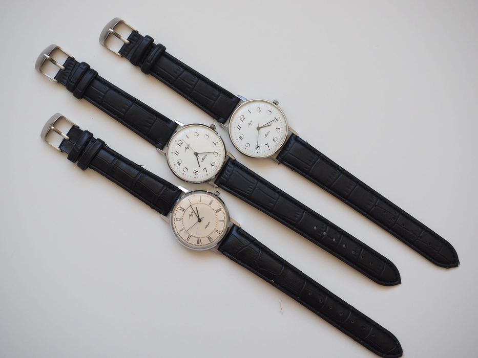 Ceas sovietic Luch, quartz, funcțional, curea nouă, URSS, retro