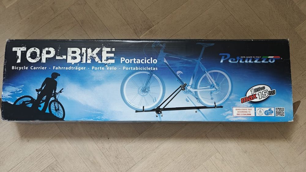 Suport auto pentru bicicleta, montaj pe bare transversale