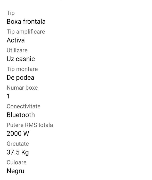 Vand sau schimb boxa lg boobox editie limitata