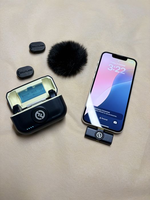 iPhone 13 mini, 256GB + Hollyland LARK M2 | Отлично състояние