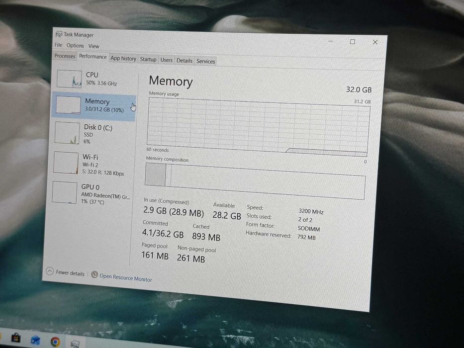 Лаптоп LENOVO THINKPAD T14 G1 AMD  14"/Ryzen 5 pro/16GB/256GB SSD/FHD