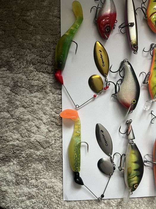 Voblere: rapala, salmo, strike pro, hand made