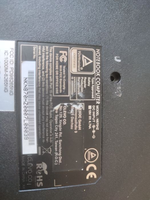 Tastatura laptop Nexoc S739 CLEVO N870HZ