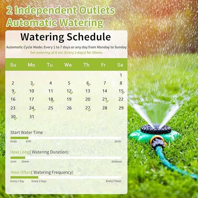 программируемый таймер подачи воды для садового шланга