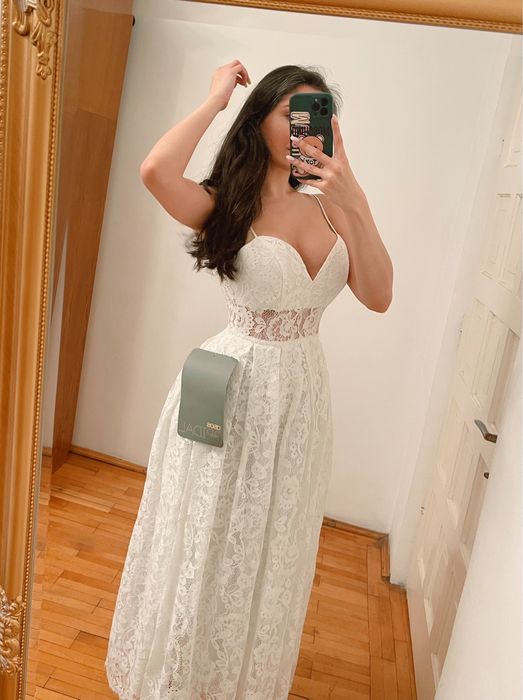 Rochie superba cu eticheta Asos de ocazie/mireasa/cununie civila/casua