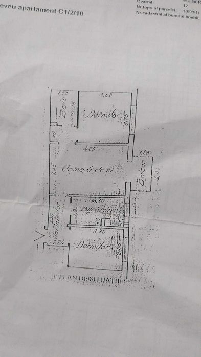 Apartament 3 camere SD, Pacurari
