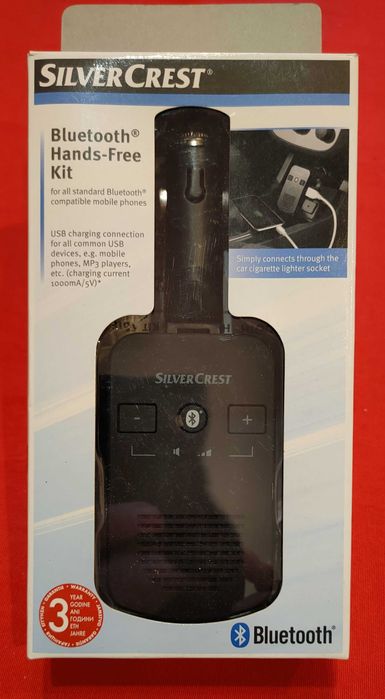 Silver Crest Bluetooth® Hands-Free Kit