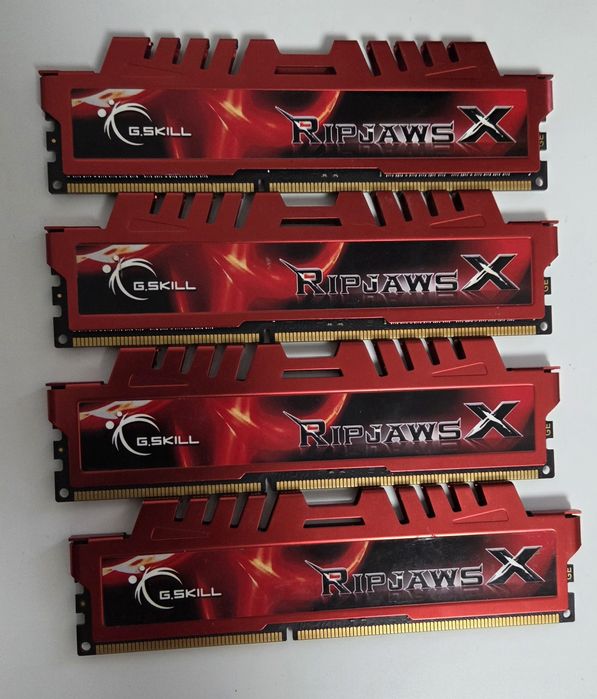 16GB DDR3 2133MHz G.Skill RipjawsX (4x4GB) CL11 – HIGH PERFORMANCE / G