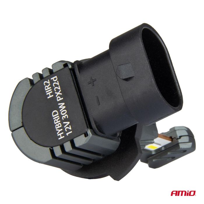 Led крушки за кола hybrid hir2 9012 серия 6000k canbus 60w 2броя ...