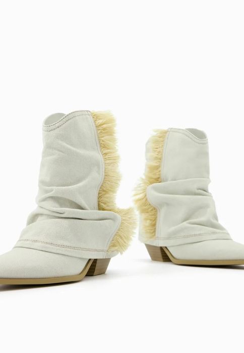 Дънкови боти bershka zara