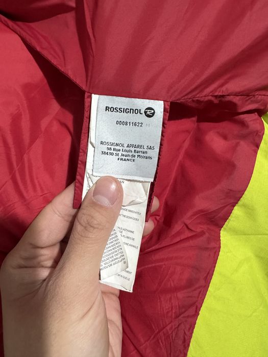Geaca Rossignol de puf neon galben