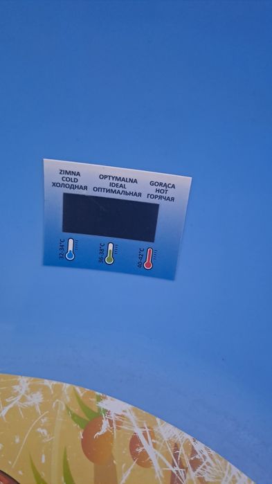 Cadita bebelusi, cu suport anatomic si termometru, cada bebe