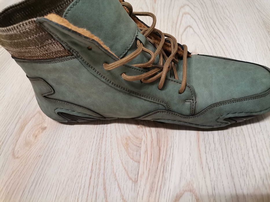 Мъжки боти в зелен цвят