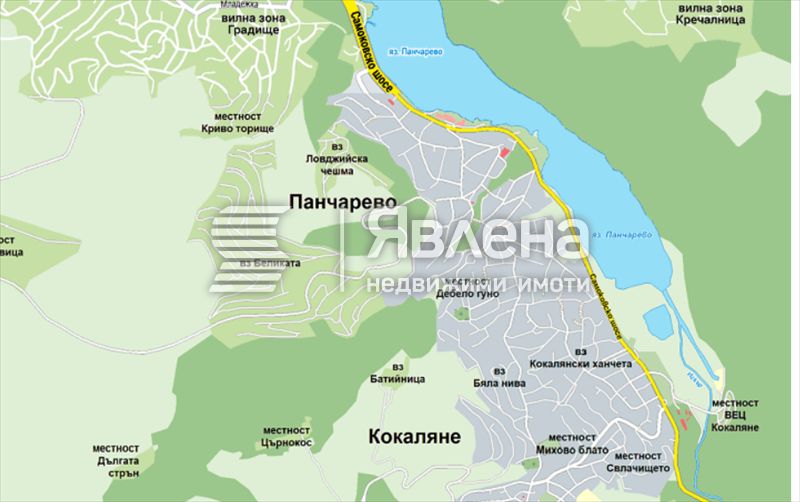 Продава се Парцел в с. Панчарево, Област София-град - 6300 кв.м за 60 €/кв.м - Снимка #2