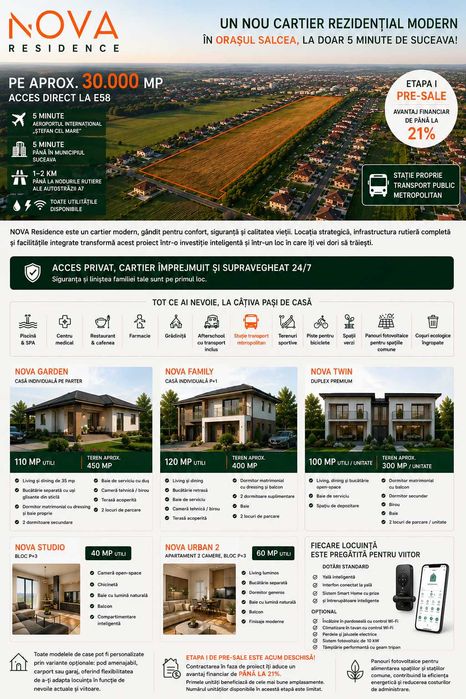 NOVA Residence | Pre-Sale | Zona Metropolitană Suceava