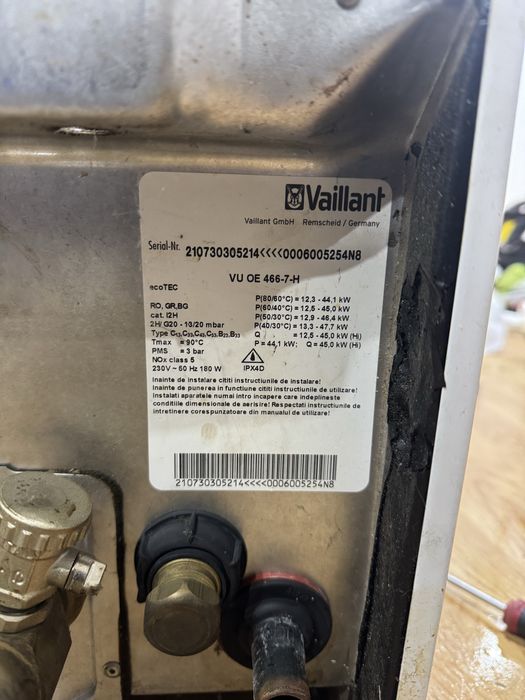 Arzator centrala VAILLANT.