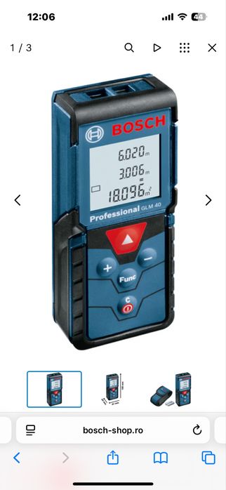 Vand telemetru laser bosch