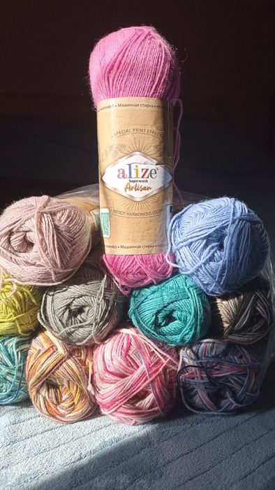 Продам пряжу раэную