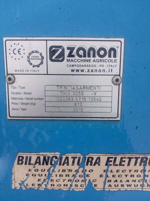 Мулчер Zanon,модел 2050