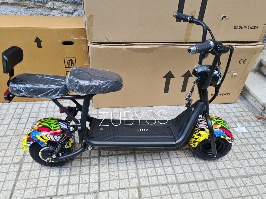 Scuter mini pt copii electric Harley 800w 48v viteza 40km/h