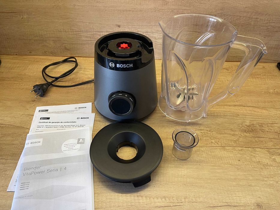 Продавам блендер BOSCH MMB6141S/01 - 1200 W, 1,5 л, отлична работа