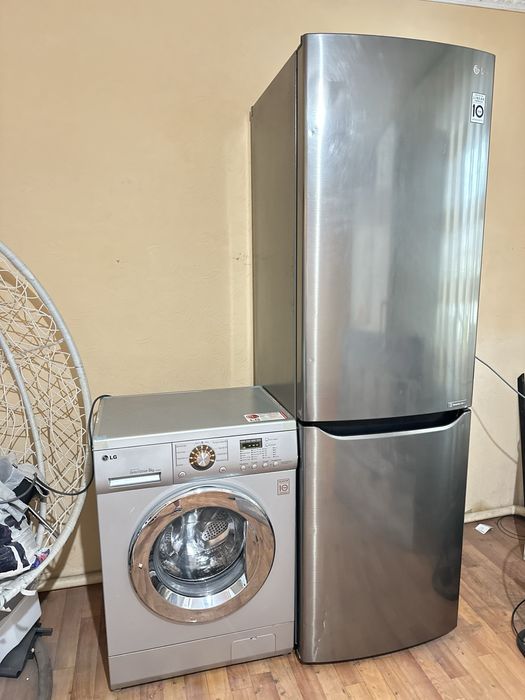 Холодильник и стиралка LG